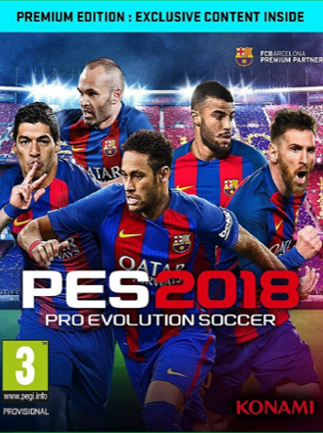 Pro Evolution Soccer 2018 Premium Edition Steam Key GLOBAL Pro Evolution Soccer 2018 Premium Edition Steam Key GLOBAL
